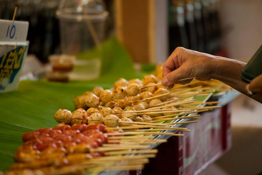 Asian (maybe Thai) street food.